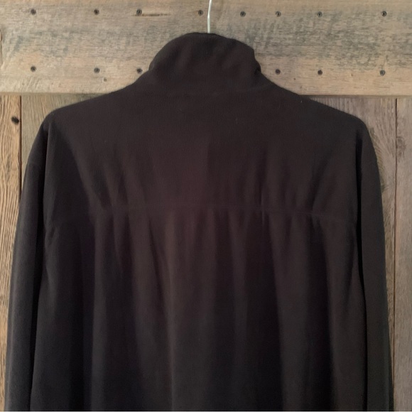 Men’s XXL WOOLRICH Modern Fit Black Lightweight Soft Fleece Half Zip Jacket NWT - Picture 8 of 14